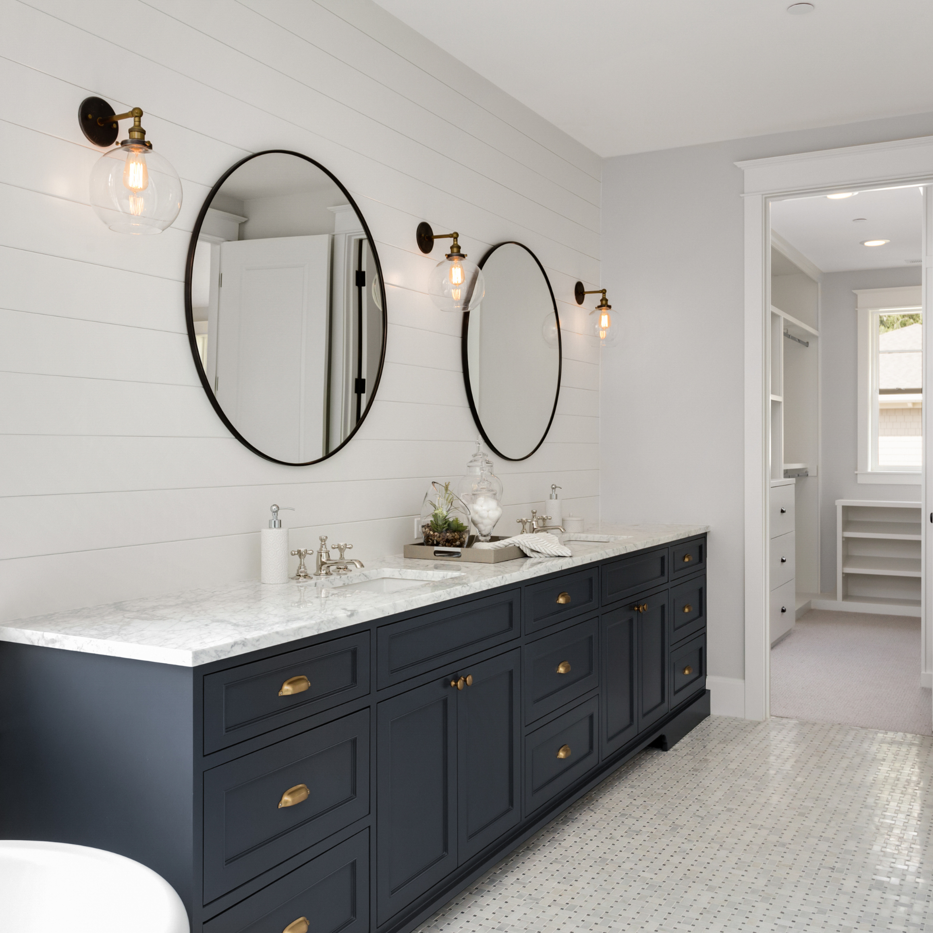 Bathroom remodel crafted by ONYX Home Solutions